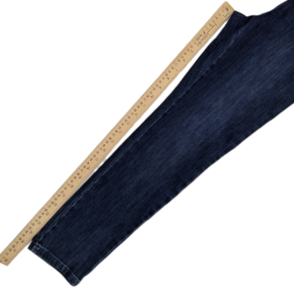 Soft Surroundings Metro Denim Jean Leggings NWT Womens Petite XS Dark Wash - Picture 8 of 11
